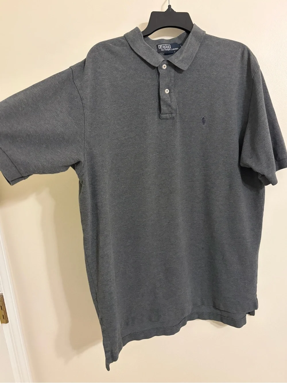 Polo by Ralph Lauren | Men's Gray Short-Sleeve Polo Shirt size L